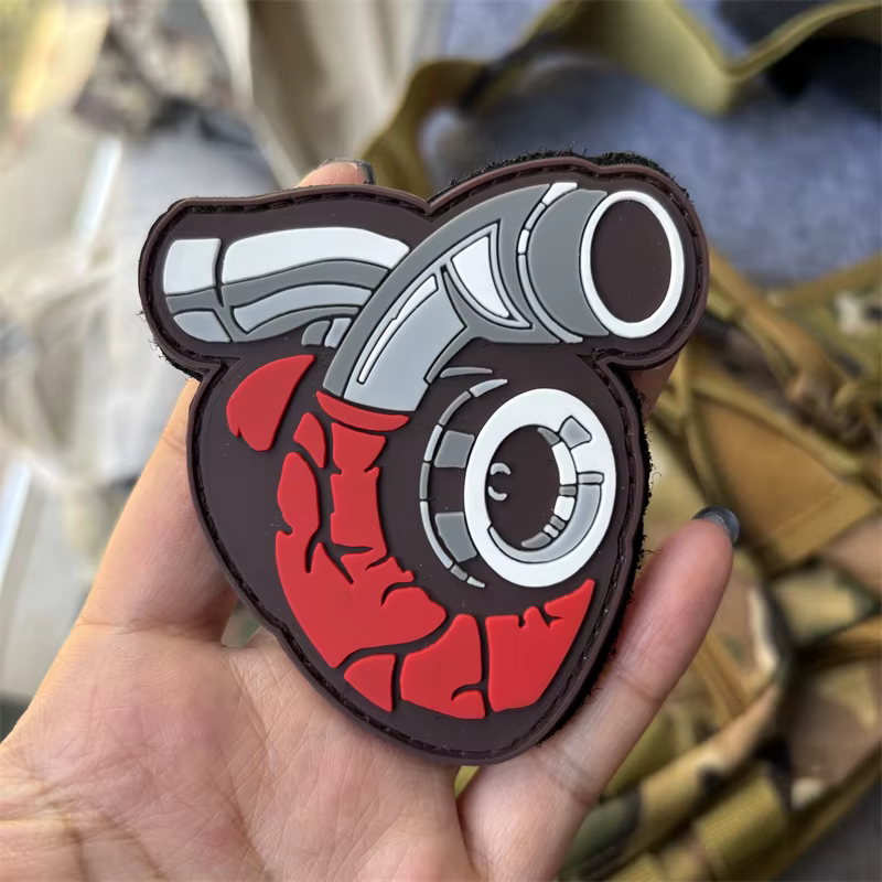 Parche PVC 3D Turbine Heart vista frontal