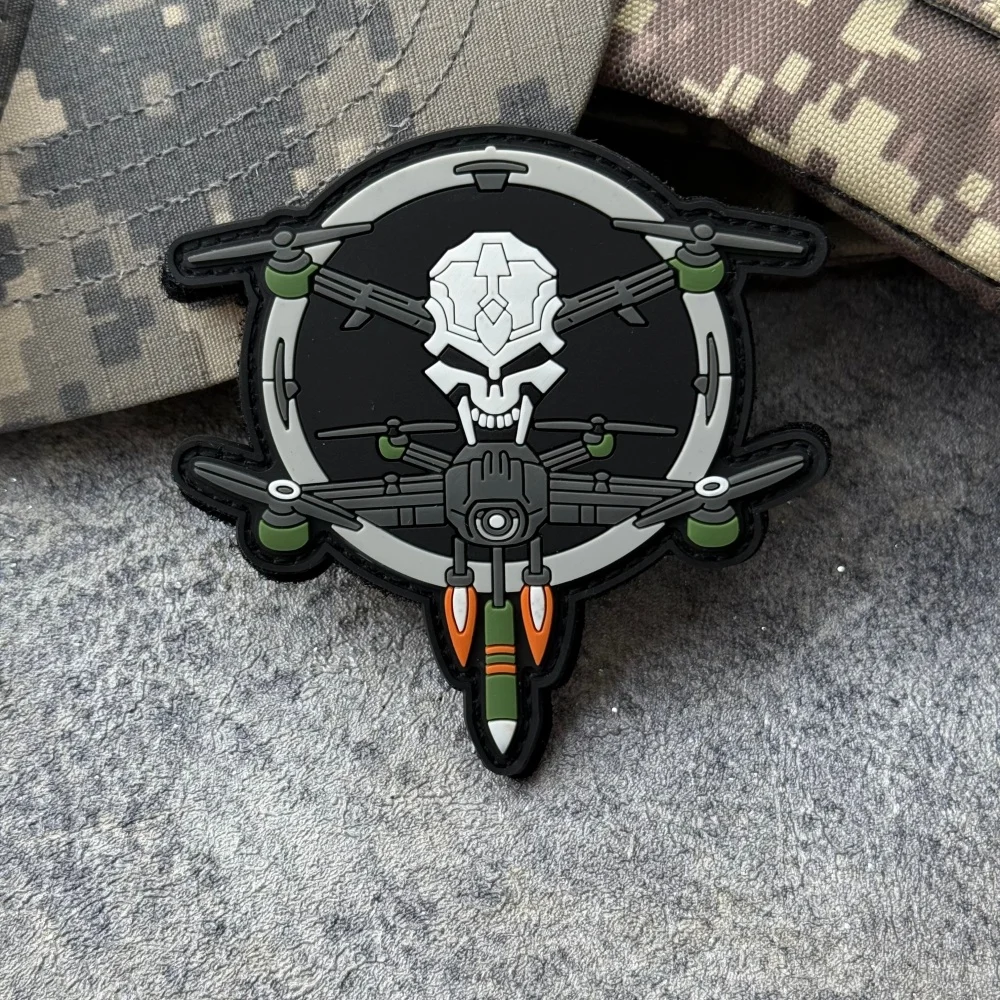 Ronin Warrior parche táctico PVC gancho y bucle para ropa mochila - imagen 3