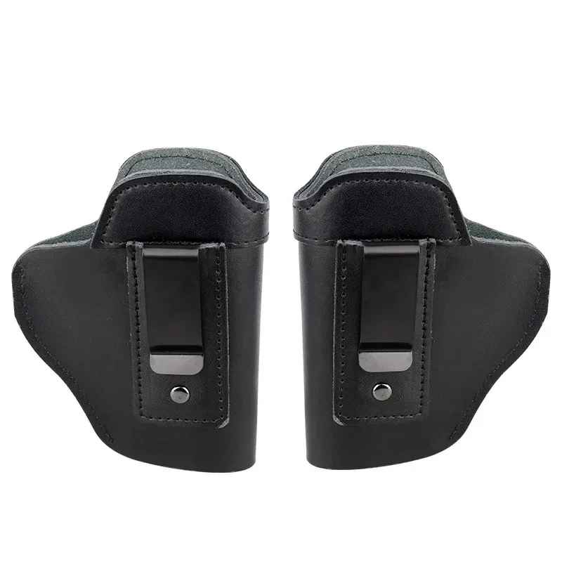 Funda táctica cuero IWB para Glock 17 19 43X y Sig P365 airsoft - imagen 2