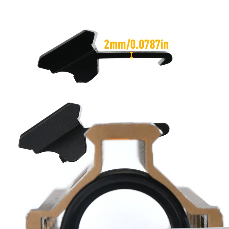Adaptador offset 45º Picatinny para linterna táctica - imagen 2