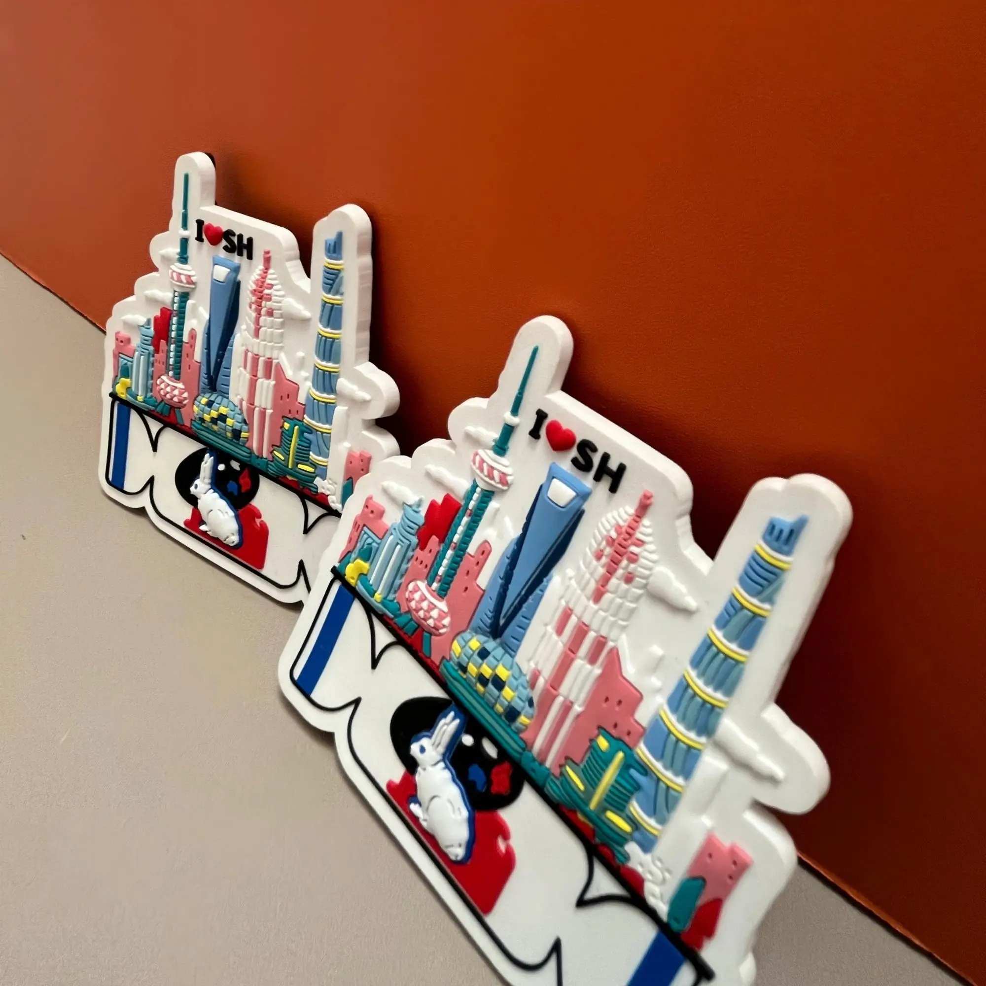 Imán de nevera de PVC personalizado con relieve 3D - imagen 2
