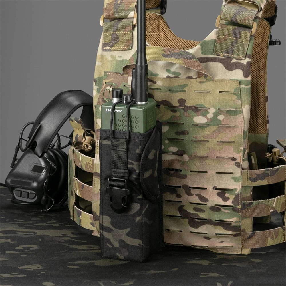 Bolsa táctica MOLLE riñonera para walkie talkie - imagen 5