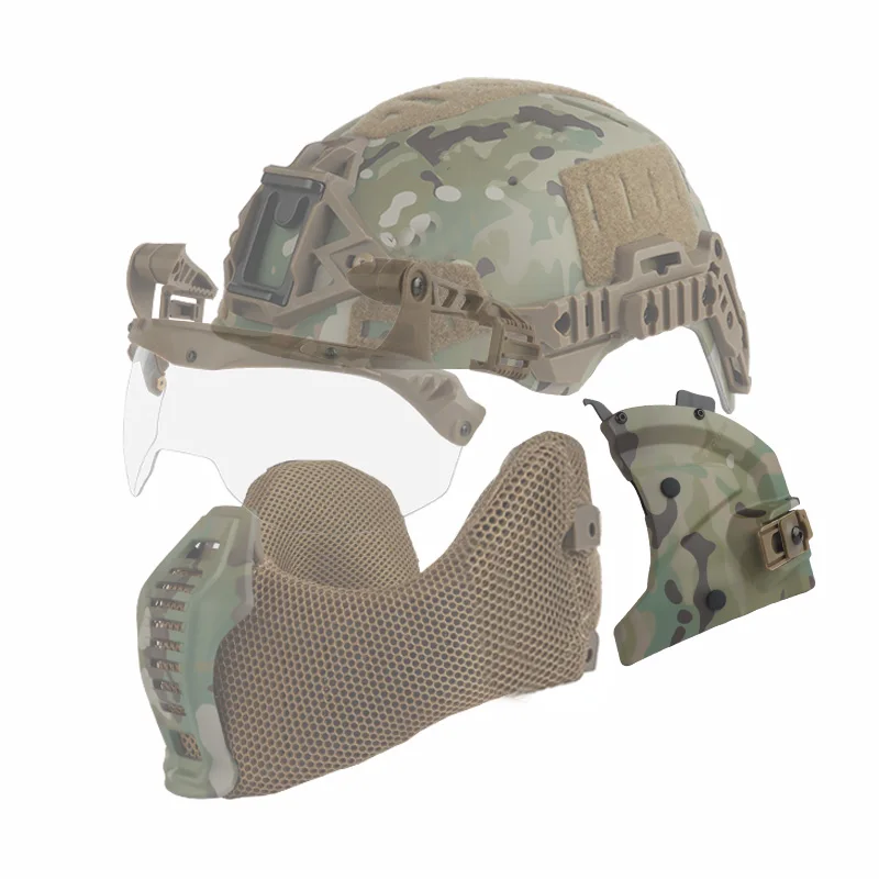 Casco táctico Wendy 3,0 con orejeras de nailon y cubierta lateral - imagen 4