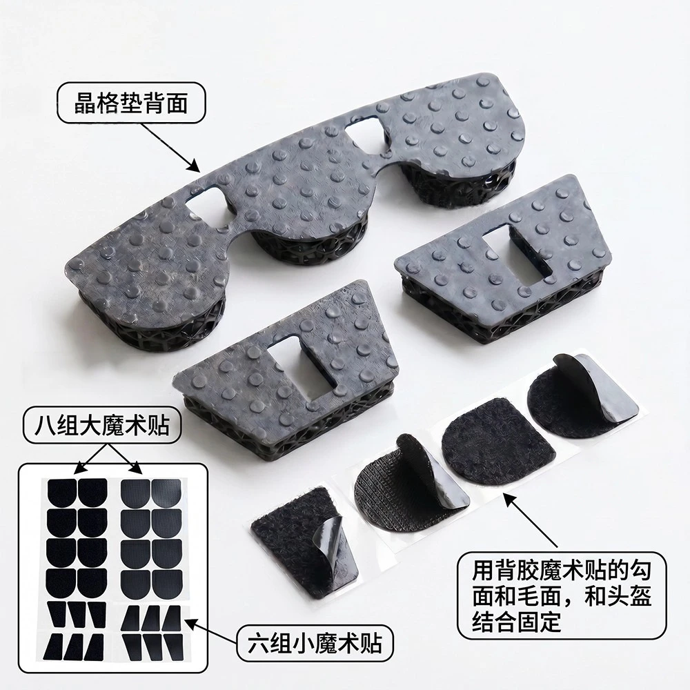 Almohadillas de rejilla para casco táctico ventiladas y lavables - imagen 4