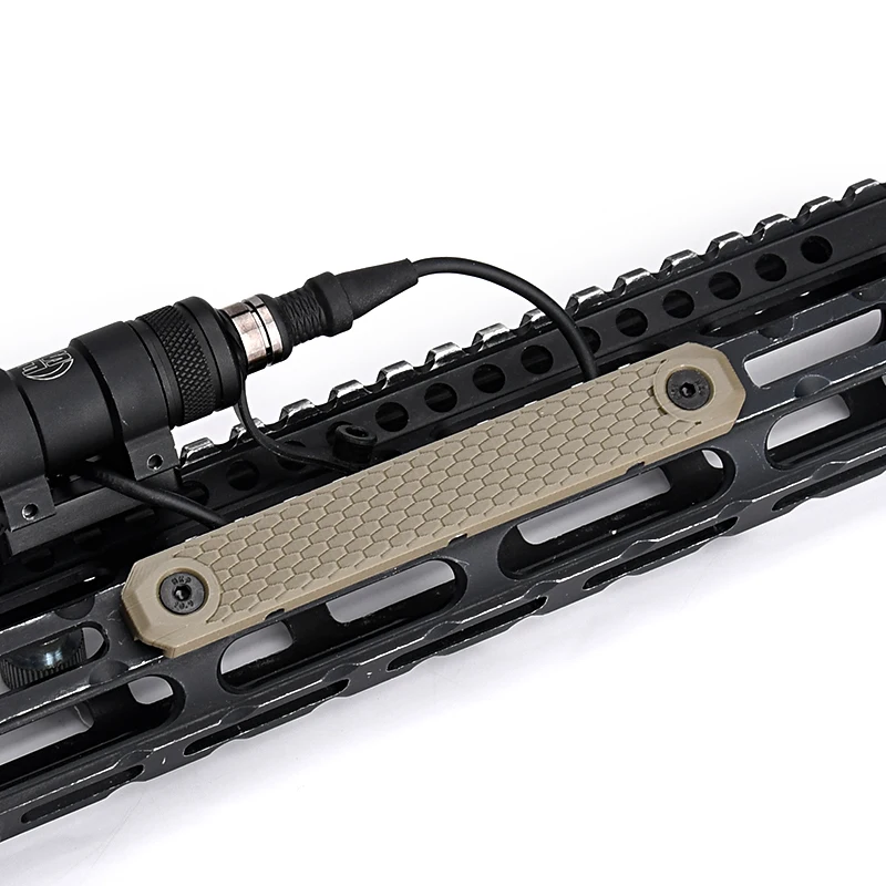 Cubierta riel táctico M-LOK nylon sinterizado impresa 3D para airsoft - imagen 2