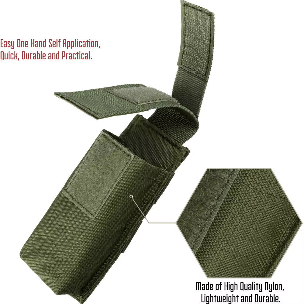 Bolsa táctica MOLLE para torniquete y accesorios EMT