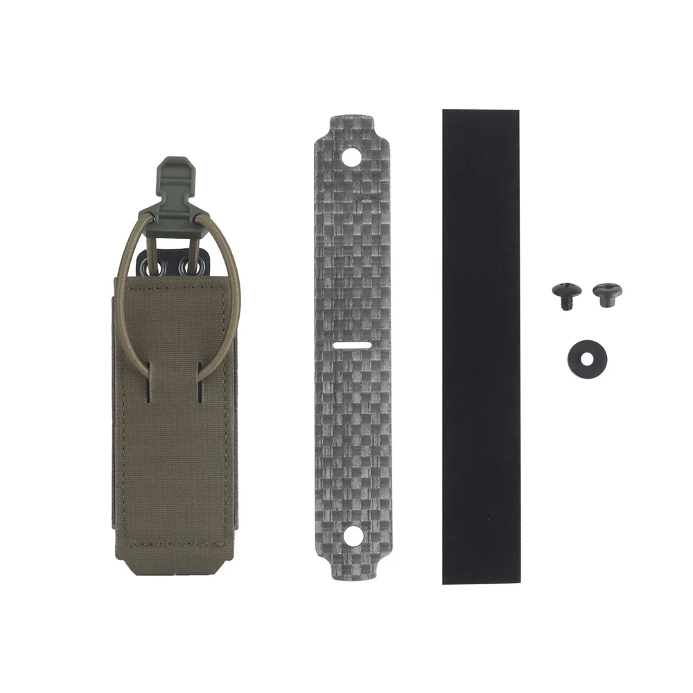 Porta Cargador Táctico MOLLE para Pistola 9mm con Asa y Velcro
