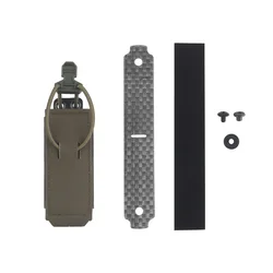 Porta Cargador Táctico MOLLE para Pistola 9mm con Asa y Velcro