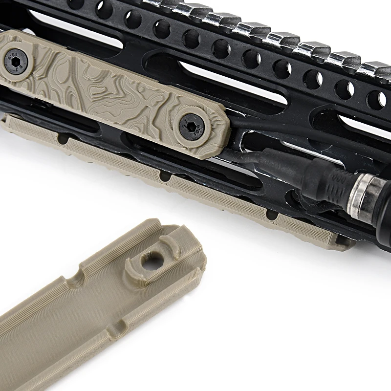 MLOK panel de riel táctico antideslizante para airsoft y caza - imagen 2
