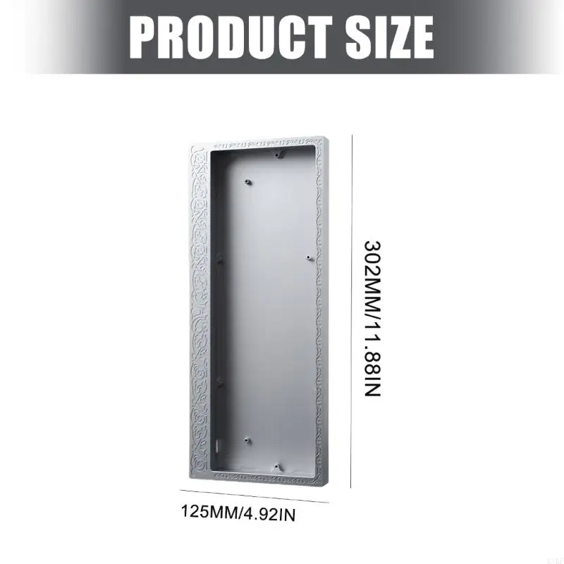 Carcasa de aluminio para teclado anodizado con borde decorativo - imagen 3