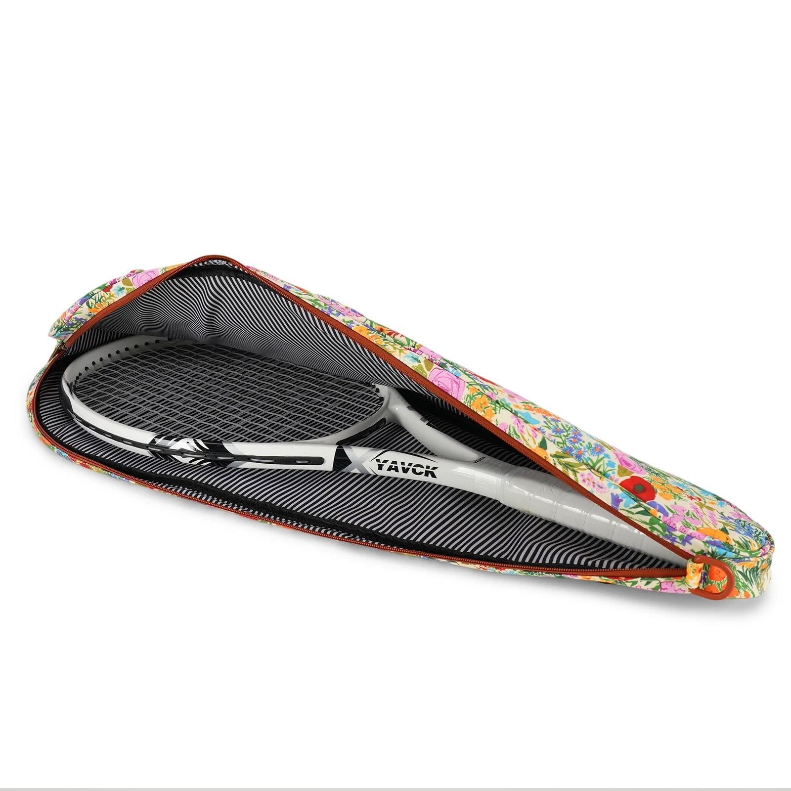 Tourbon Bolsa de tenis acolchada ligera con correa al hombro - imagen 3