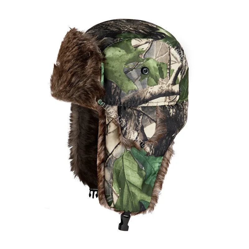 Gorro Lei Feng Camuflaje Unisex Invierno Táctico Caza Outdoor - imagen 3