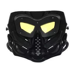 Máscara Airsoft con protección total para cabeza y ojos