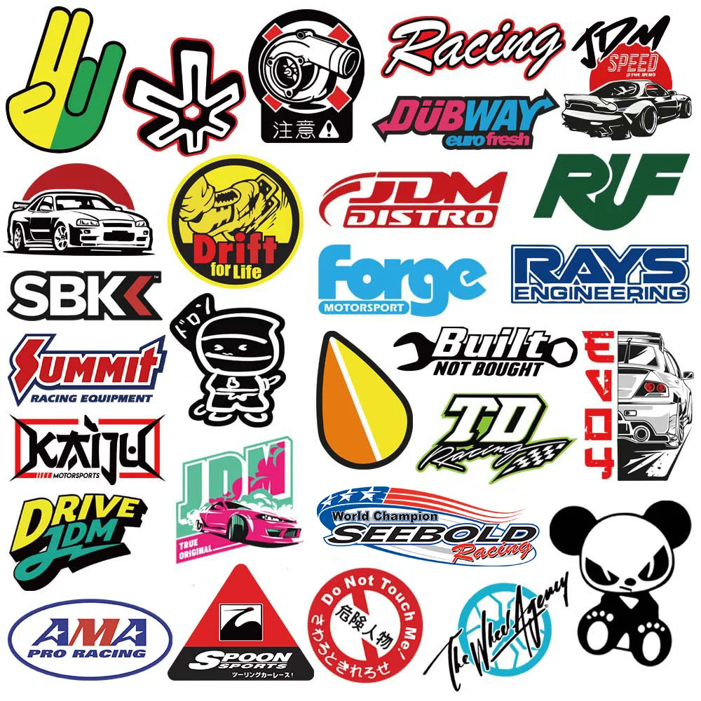 Pegatina vinilo JDM estilo Graffiti para coche o moto - imagen 5