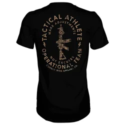Camiseta táctica de algodón para hombre estilo militar operativa