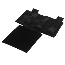 Bolsa lateral táctica MOLLE para portaplacas, radio y cargadores
