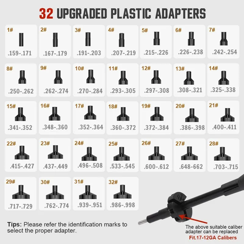 Kit completo con adaptadores