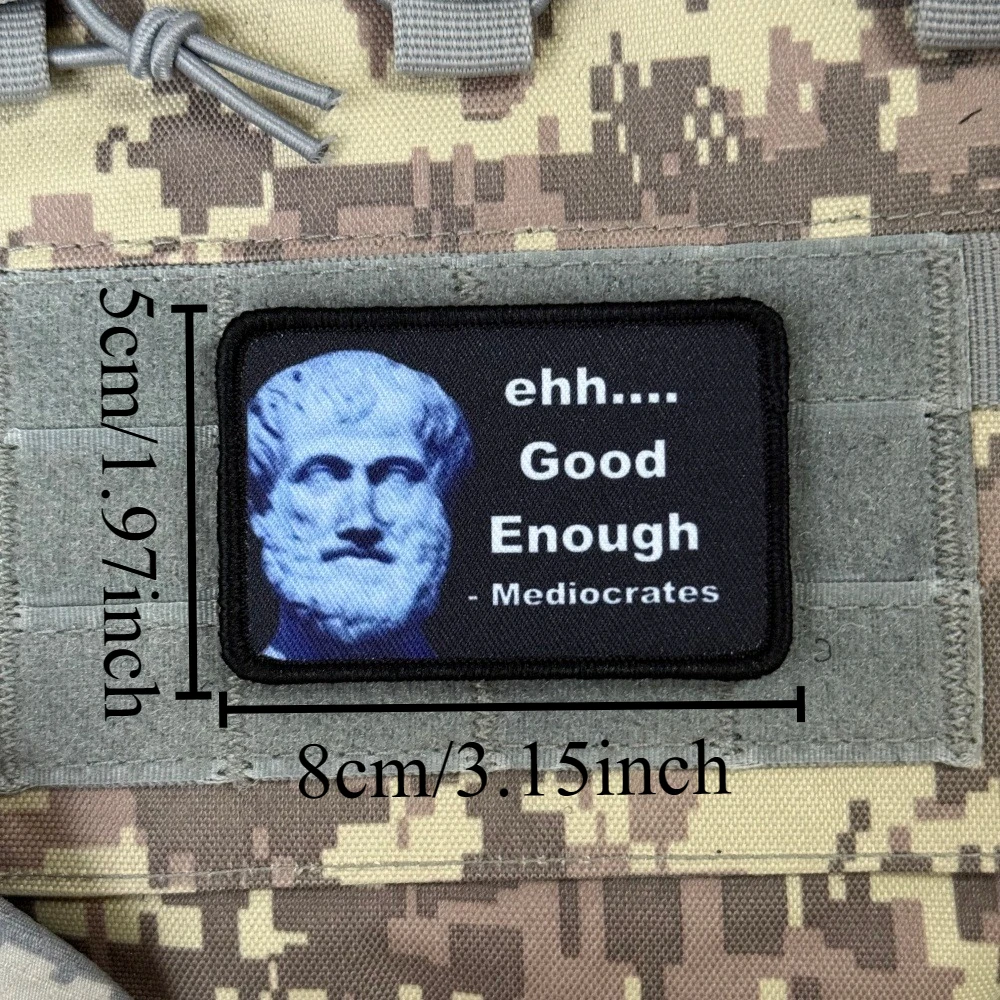 Parche táctico Ehh Good Enough Morale Mediocrates gancho y bucle - imagen 5