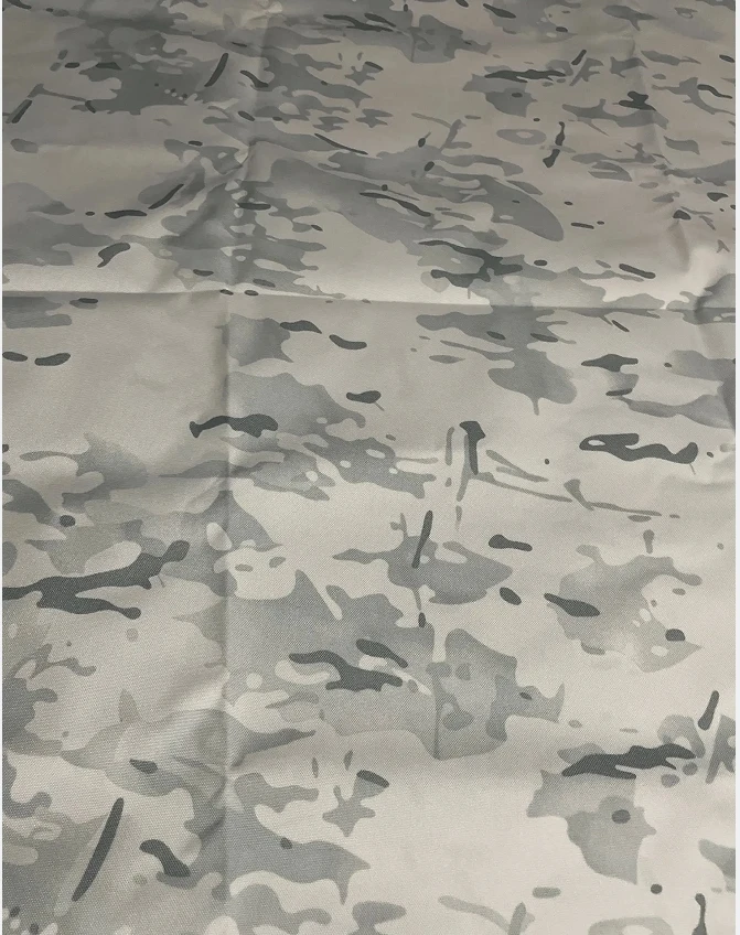 Tela táctica camuflaje nieve 1000D – Poliester PU impermeable - imagen 3