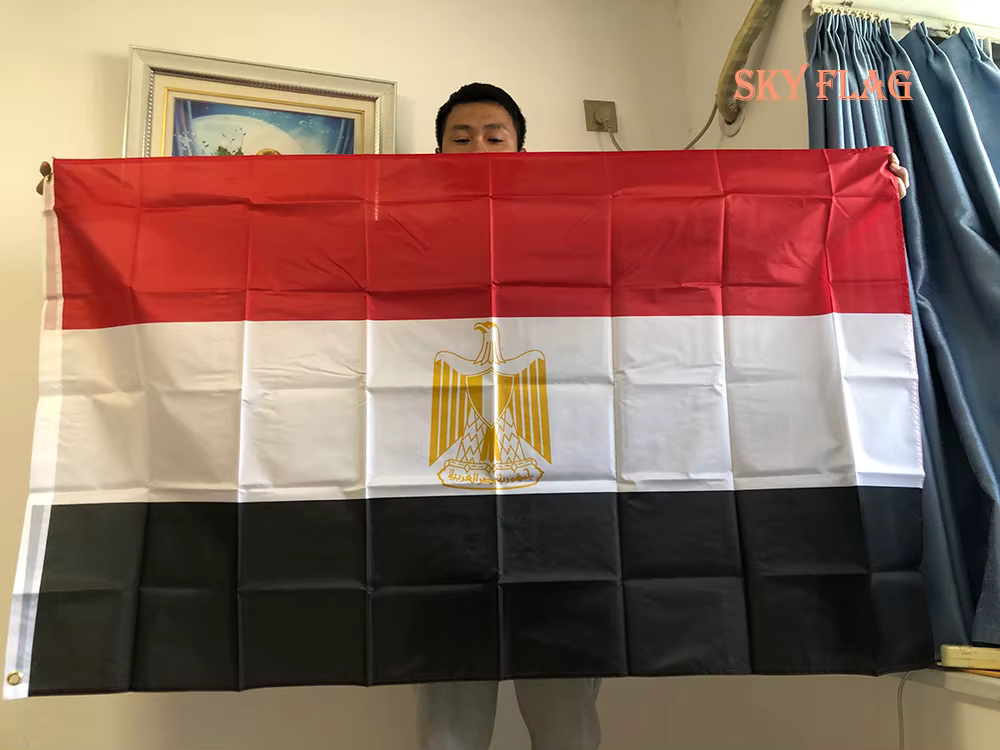 SKY Bandera de Egipto de poliéster de doble cara - imagen 2