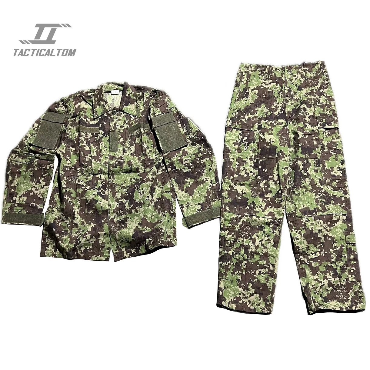 Conjunto ropa táctica camuflada holgada resistente primavera-otoño