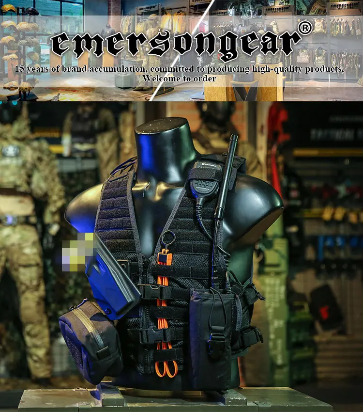 Correas MOLLE del chaleco táctico EM7410