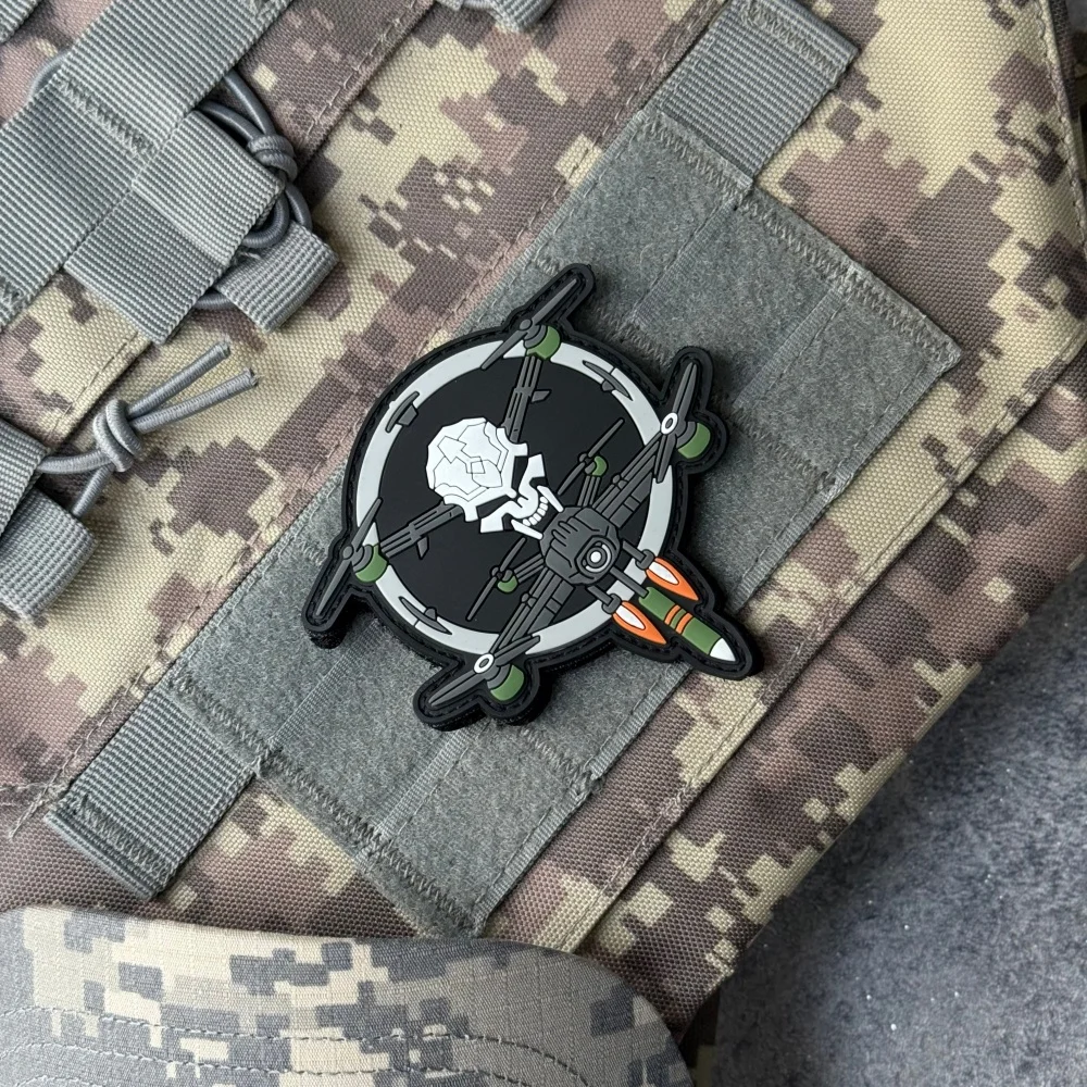Ronin Warrior parche táctico PVC gancho y bucle para ropa mochila - imagen 4