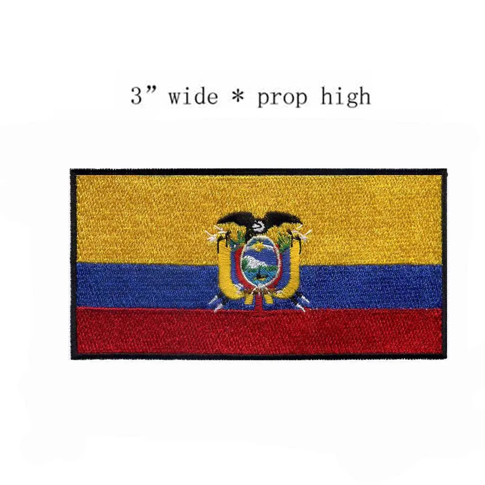 Parche bandera nacional termoadhesivo para coser o planchar - imagen 5