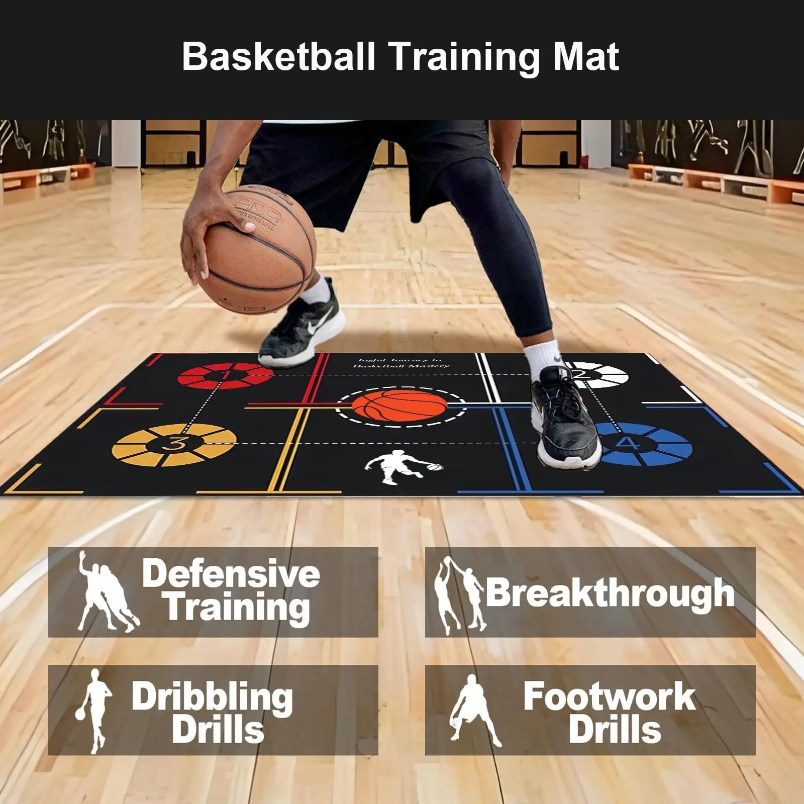 Kit entrenamiento baloncesto escalera agilidad bandas resistencia - imagen 4