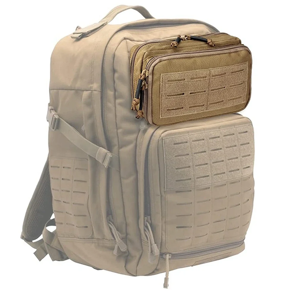 Bolsa táctica EDC de cintura MOLLE con funda para mapa - imagen 2