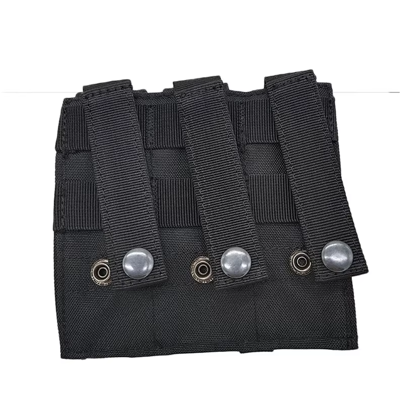 Bolsa táctica MOLLE triple portacargadores para M4, AR15 y AK47 - imagen 2