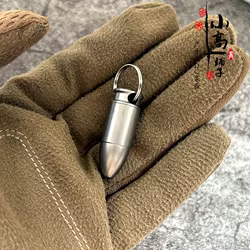 Cápsula de supervivencia impermeable de titanio para pastillas táctica