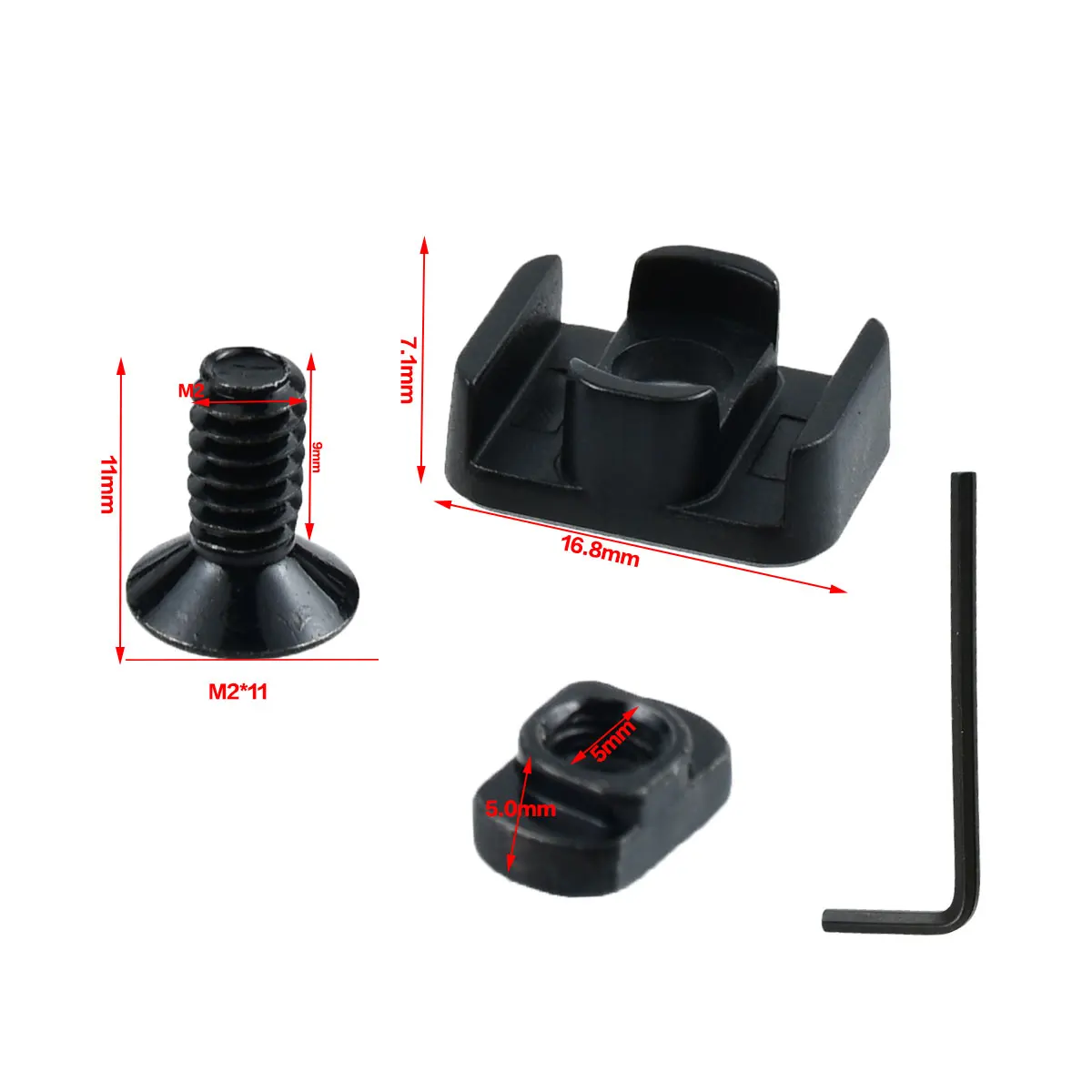 Clips M-LOK para Cable de Interruptor de Presión en Picatinny - imagen 3