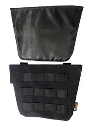 Chaleco táctico protector con MOLLE y bolsa frontal