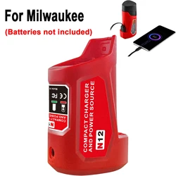 Milwaukee adaptador Li-Ion USB-C con salida CC sin batería