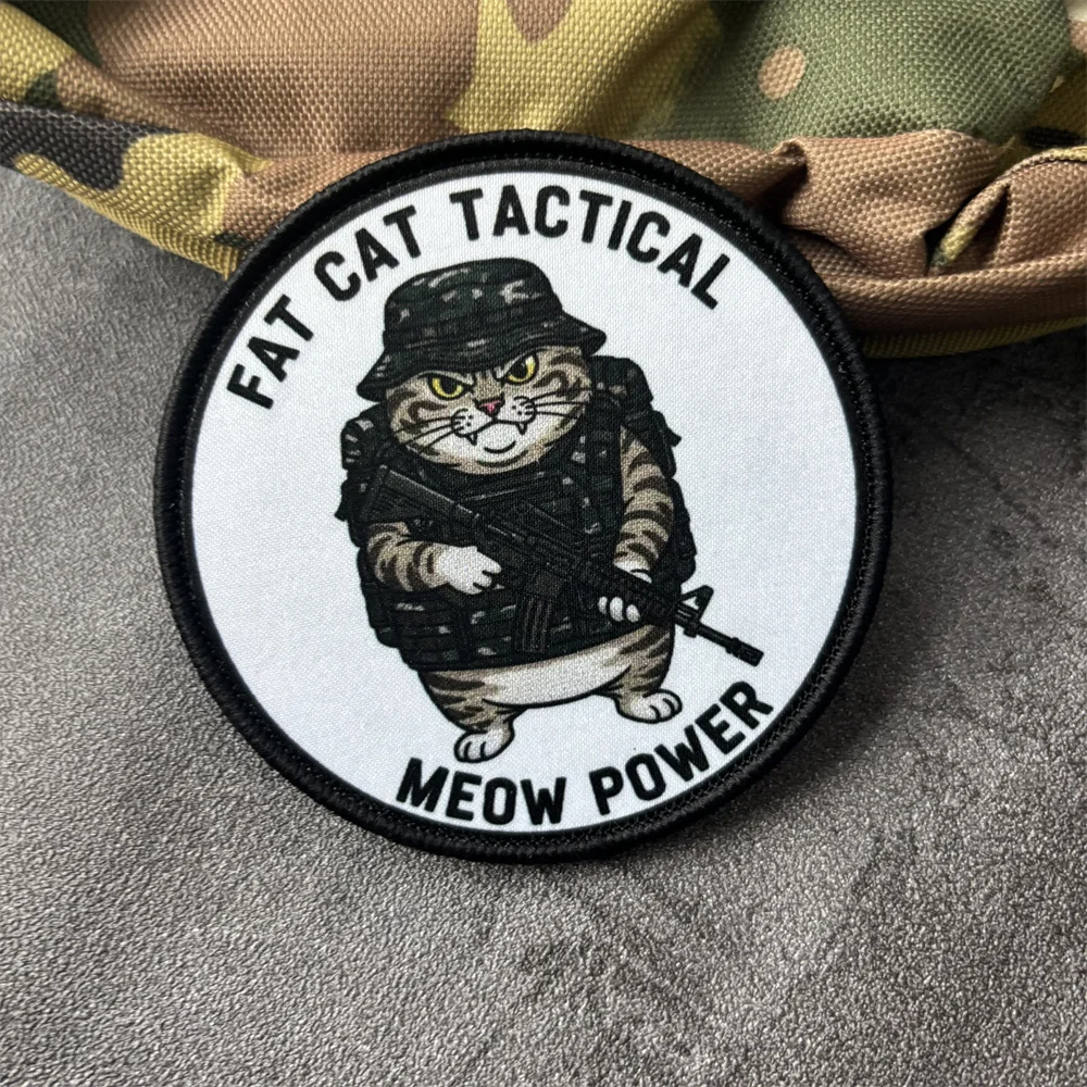 FAT CAT Parche táctico militar moral con velcro gancho-bucle - imagen 2