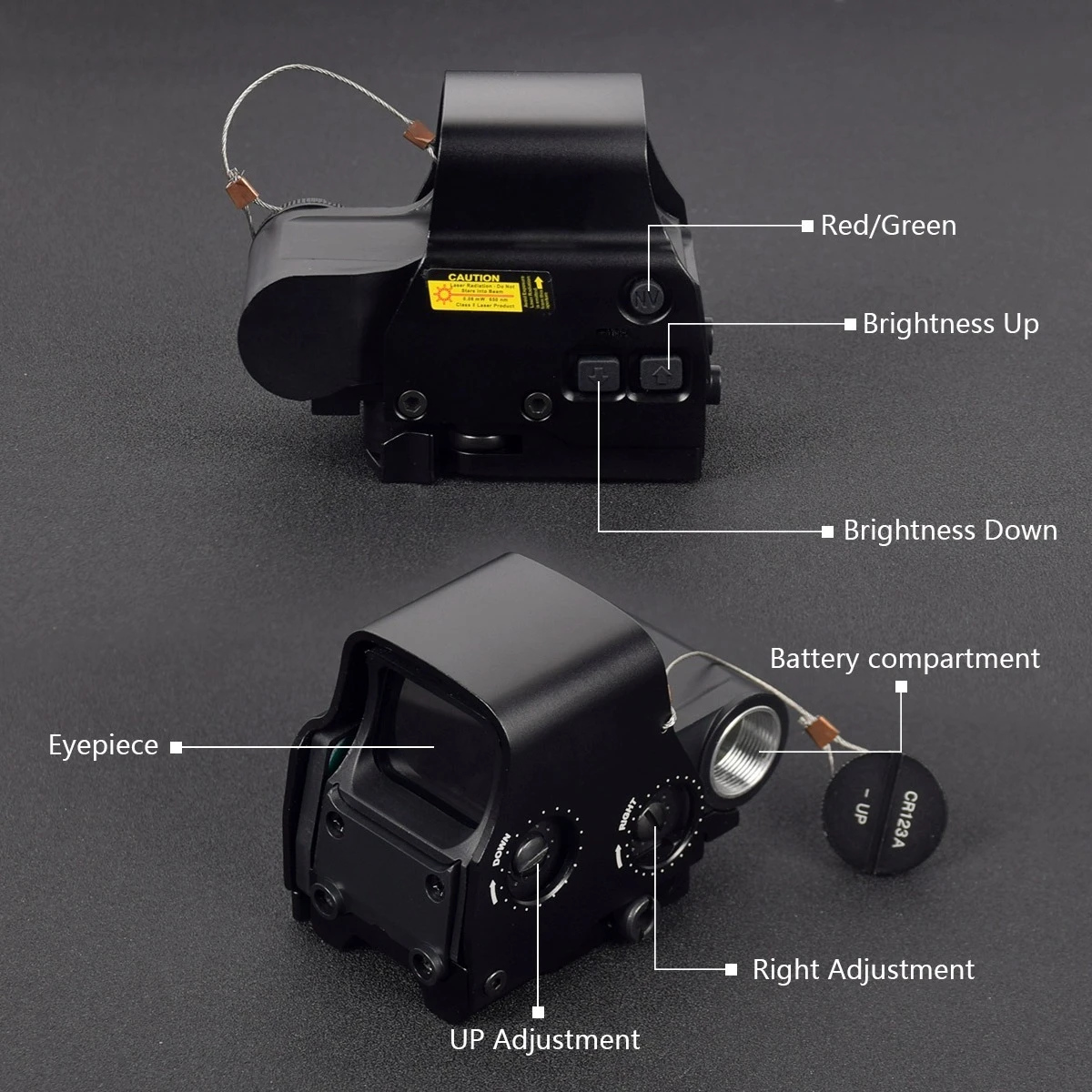 Eotech 553 MET mira holográfica Unity Mount 20mm Picatinny - imagen 5