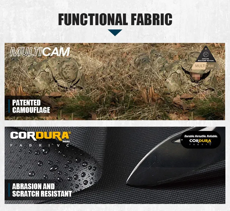 Bolsa táctica Emersongear JPC MBITR vista frontal