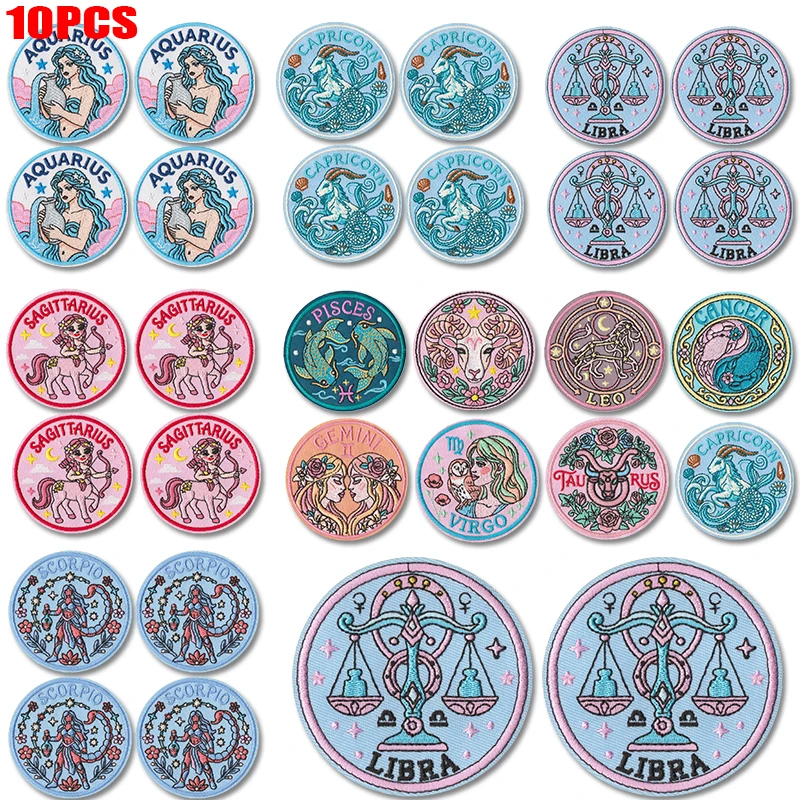 Parche termoadhesivo bordado constelaciones para coser y decorar - imagen 4