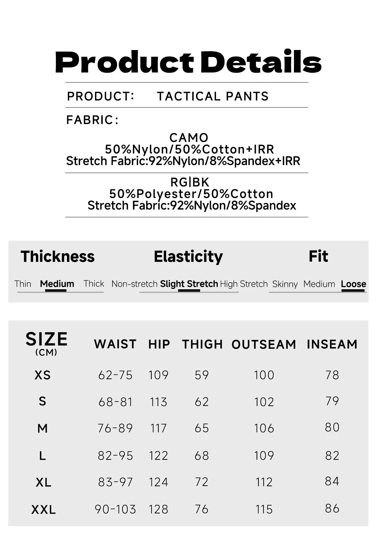 Primera plana de la camisa táctica para hombre
