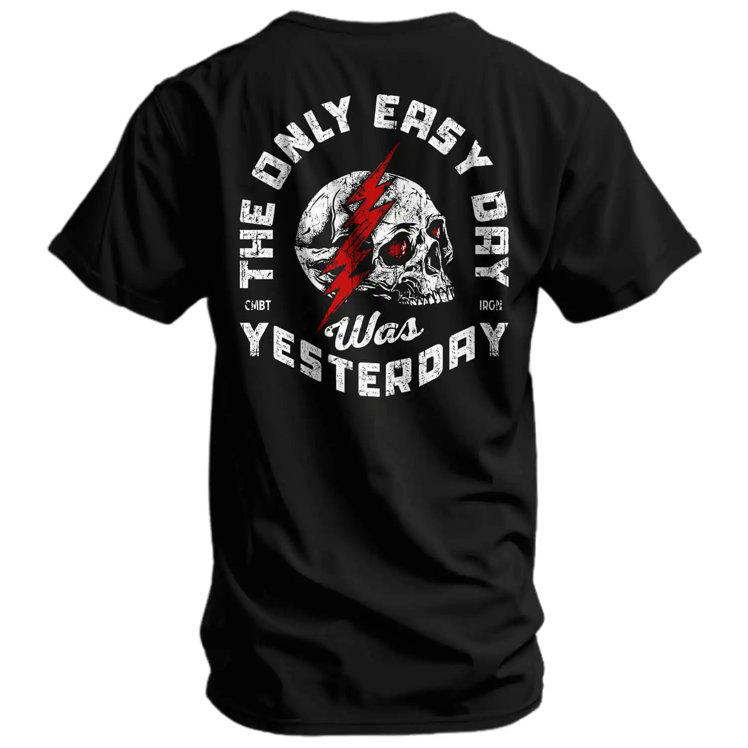 Only camiseta táctica hombre estampado calavera militar algodón