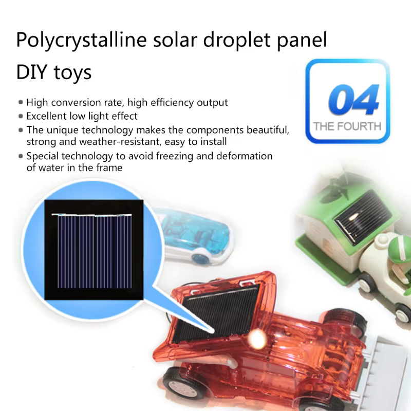 Panel solar fotovoltaico para proyectos, con cables y resina epoxi - imagen 4