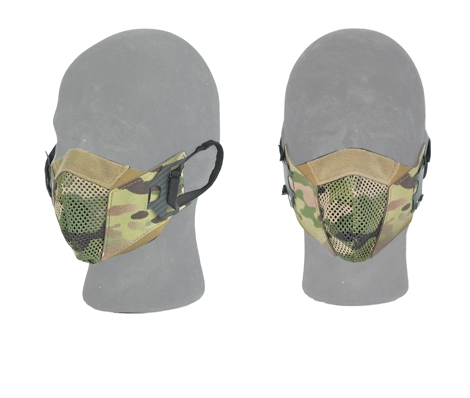DMgear Protección Facial Táctica Airsoft transpirable de malla - imagen 3