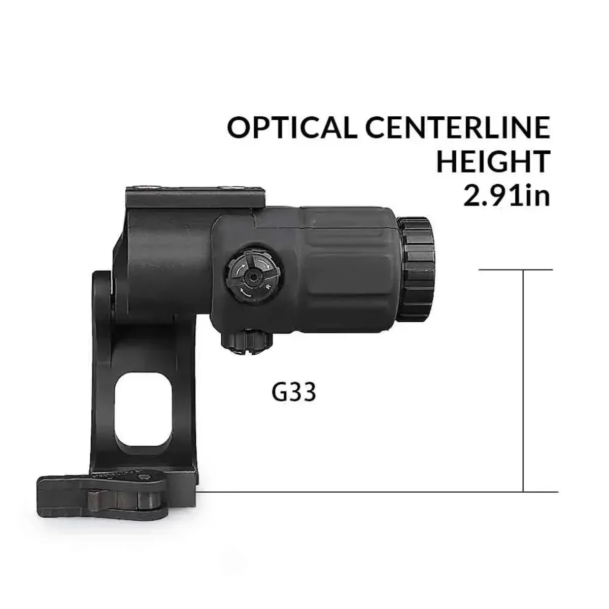 Montura táctica UNITY Fast Optic FTC para lentes aumento G23/G30 - imagen 4