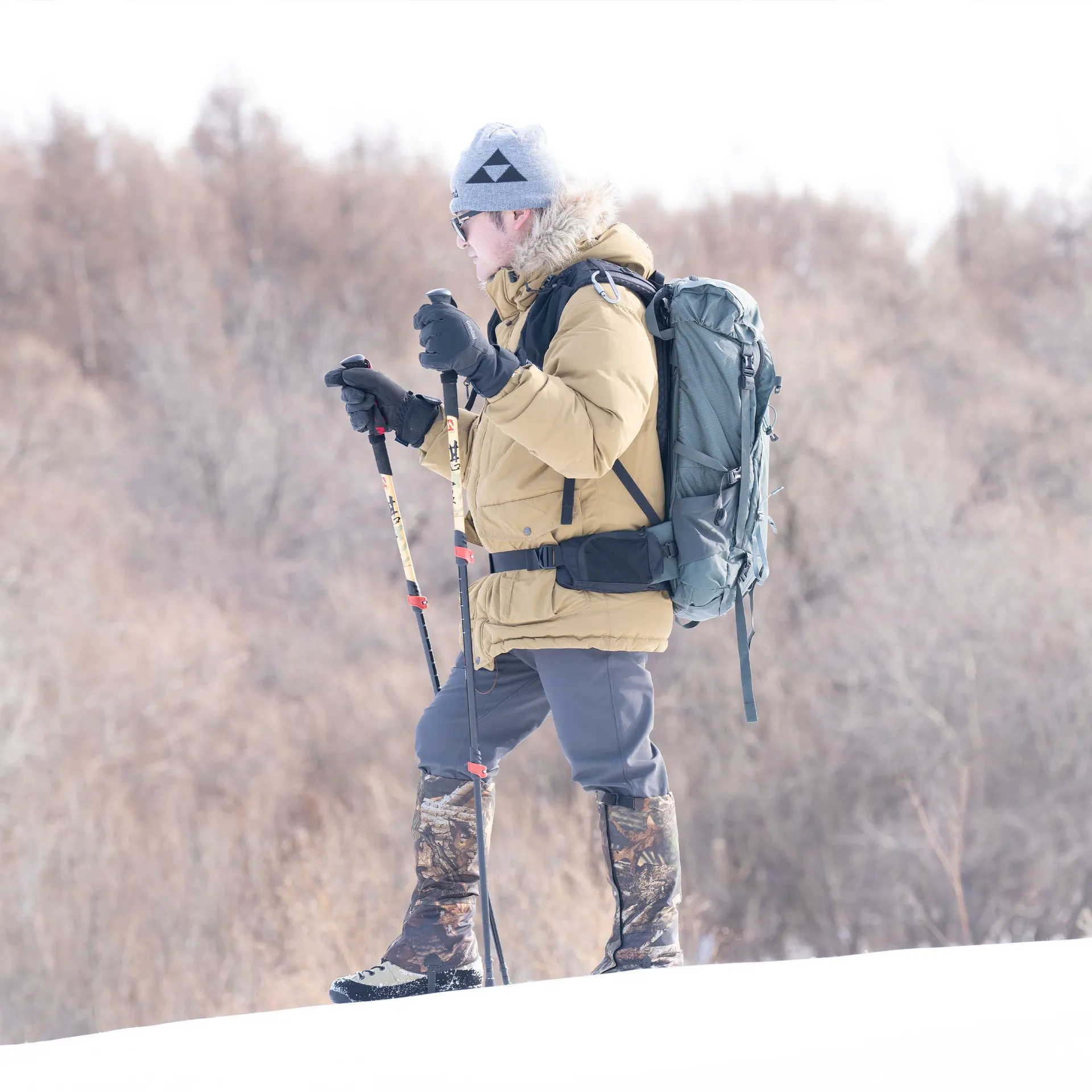 Polainas camuflaje antiarañazos impermeables para trekking - imagen 4