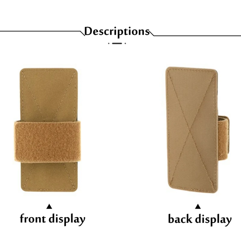 Vista lateral de la funda con sistema de sujeción ajustable