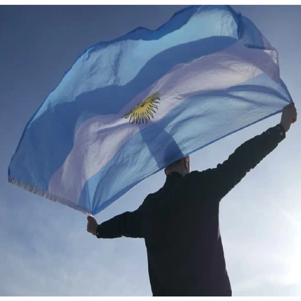 Bandera militar Argentina para exterior resistente