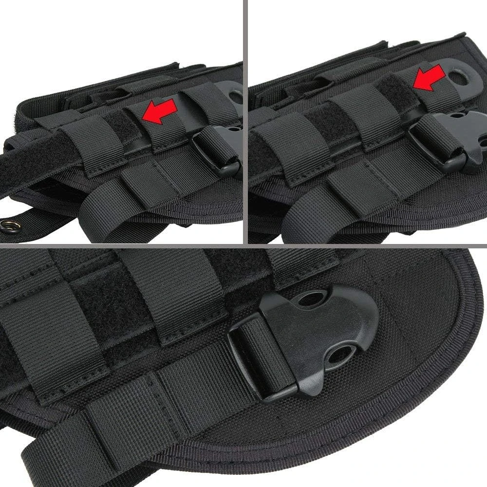 Funda táctica universal ajustable para pistola, pierna izq./der. - imagen 2
