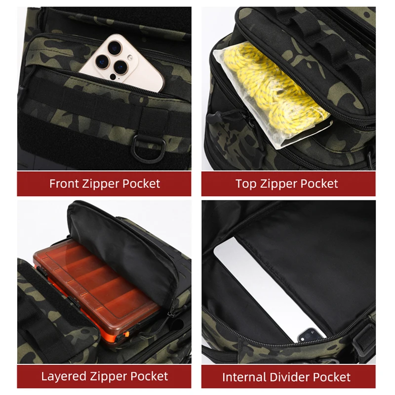 Mochila táctica para exteriores y senderismo – gran capacidad - imagen 5