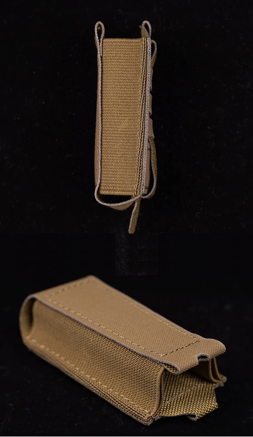 Detalle de la estructura y costuras en Cordura